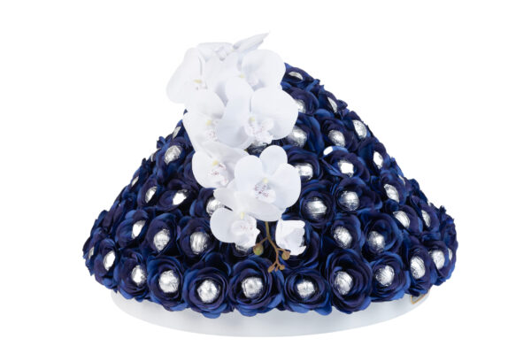Blue Roses Truffle Tray